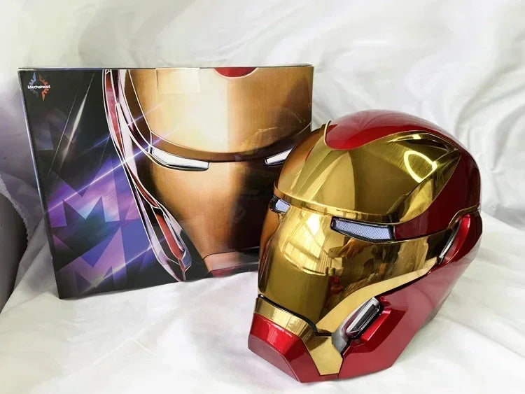Marvel Iron Man RC Mk50 Wearable Voice-Activated Helmet Collectible Toy Figure