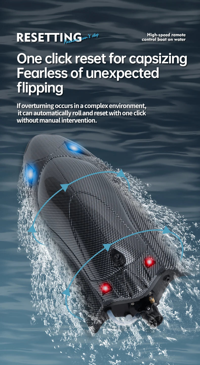 Fy011 RC Boat Electric Speedboat Racing Water Toy 2.4G Boat High-speed Turbojet Remote Control Boat