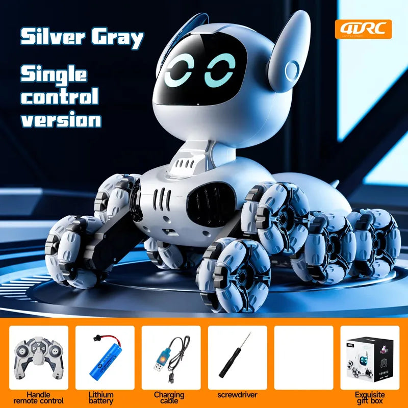 Y9 Intelligent Remote Control Robot Dog Electronic Stunt Rc Cars  with Light & LED Eyes Touch-sense Electric Toys for Boys Kids