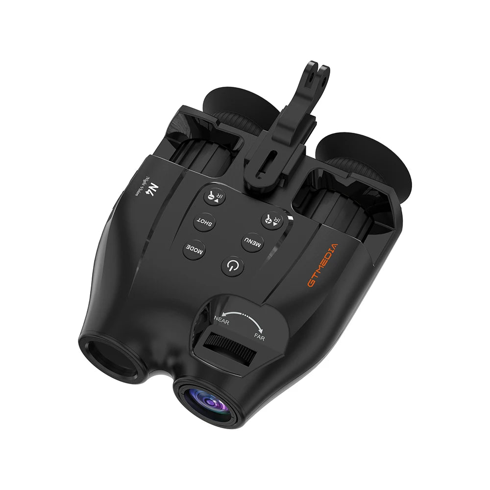 GTGUARD N4 Digital Night Vision Binoculars 1080P Full HD Infrared Hunting Camera 300M 5X Optical For Total Darkness Surveillance