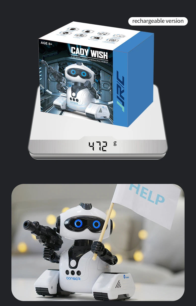 Intelligent Remote Control JJRC R22 Robot Toy Gesture Sensing Music Recording Education Programming Science Popularization Robot