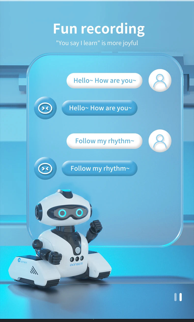 Intelligent Remote Control JJRC R22 Robot Toy Gesture Sensing Music Recording Education Programming Science Popularization Robot