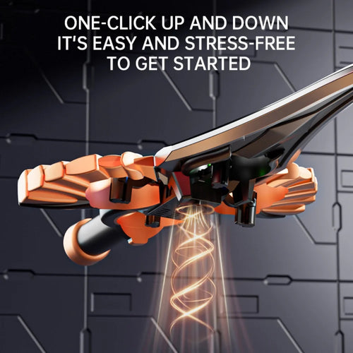 2.4G remote-controlled flying sword - 4-axis flying sword with light display, wristwatch control for special sword shape