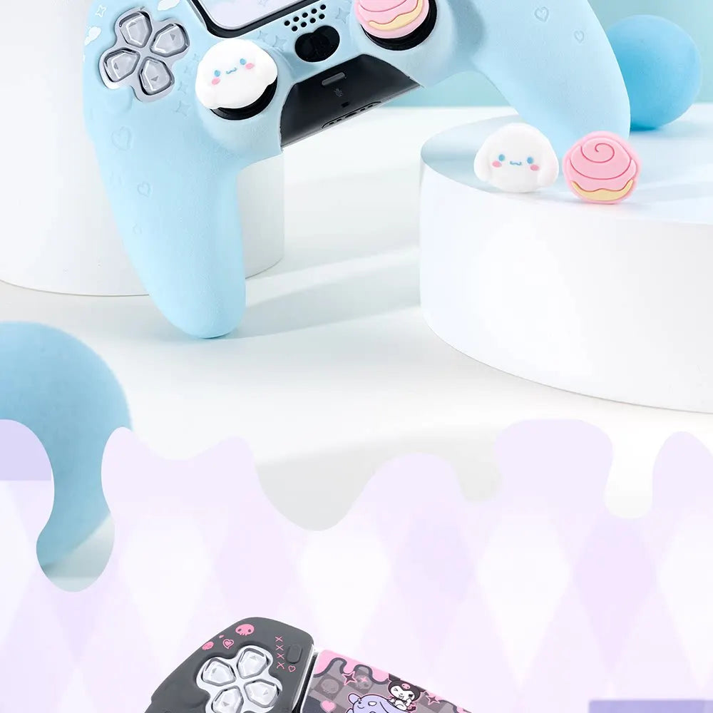 Sanrio Kuromi Ps5 Controller Silicone Cover Anti Slip Protective Case With Cute Thumb Grips Protective Cas For Ps5 Nspro