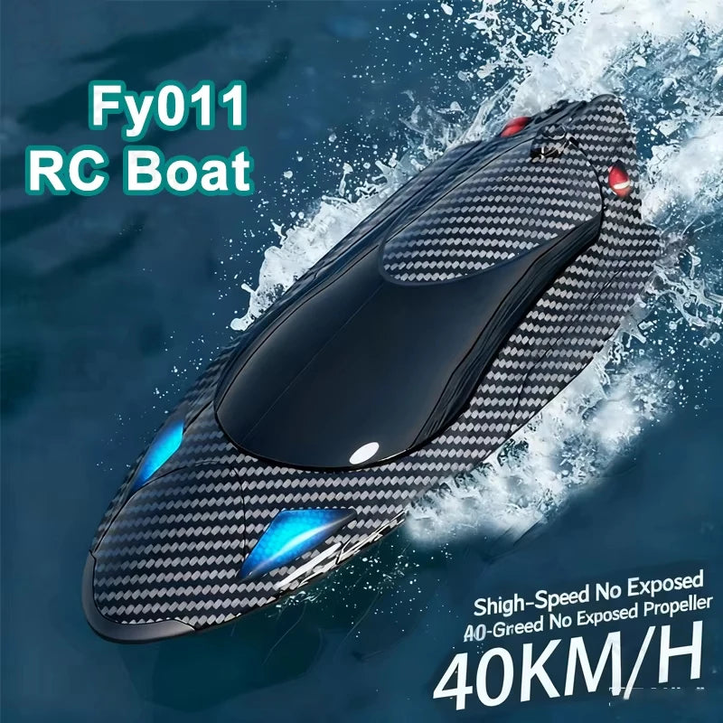 Fy011 RC Boat Electric Speedboat Racing Water Toy 2.4G Boat High-speed Turbojet Remote Control Boat