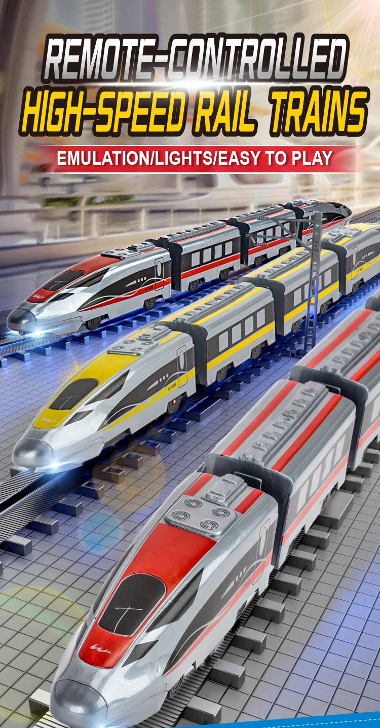 Simplified Operation Model Of High-Speed Train Simulation Remote Control Car Sound And Light