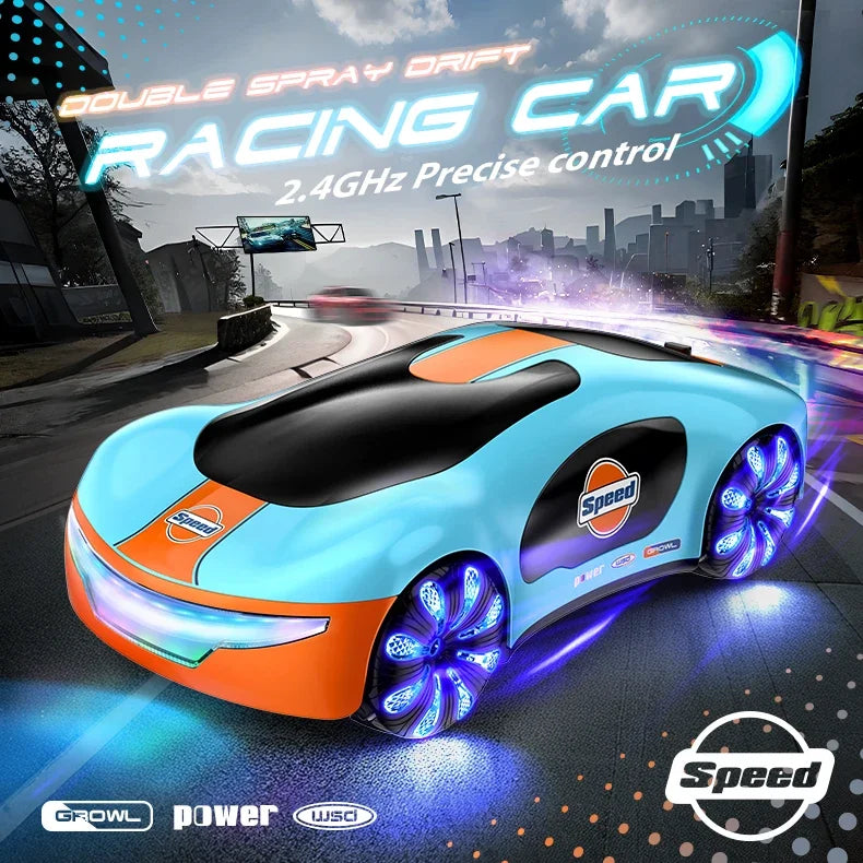 New energy RC Cars Toys for Boys 2.4GHz Remote Control Car with Lights Music & SprayEffects Gesture Sensing