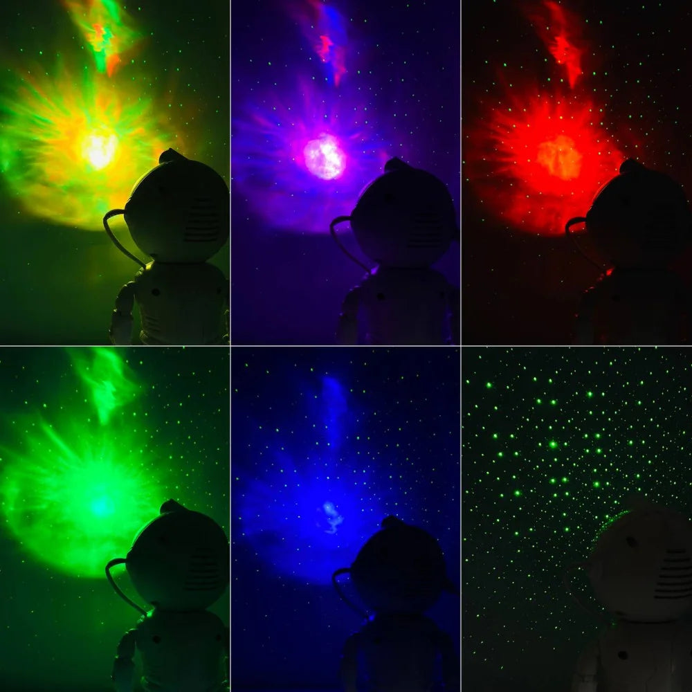 Galaxy Star Astronaut Projector Light Starry Sky Porjectors Lamp Decoration Bedroom Room Nebula LED Night Light