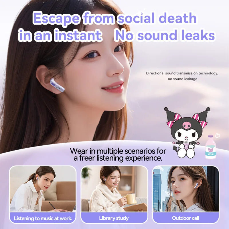 2025 NEW EBL12 Wireless Bluetooth Headset Outdoor Sport Gaming Wireless Headphones Mic Noise Cancelling