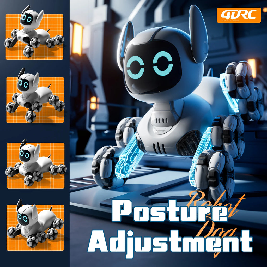 8WD Intelligent Remote Control Robot Dog Touch-sense Music Stunt RC Car Electric Radio Control