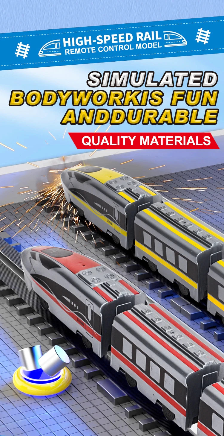 Simplified Operation Model Of High-Speed Train Simulation Remote Control Car Sound And Light