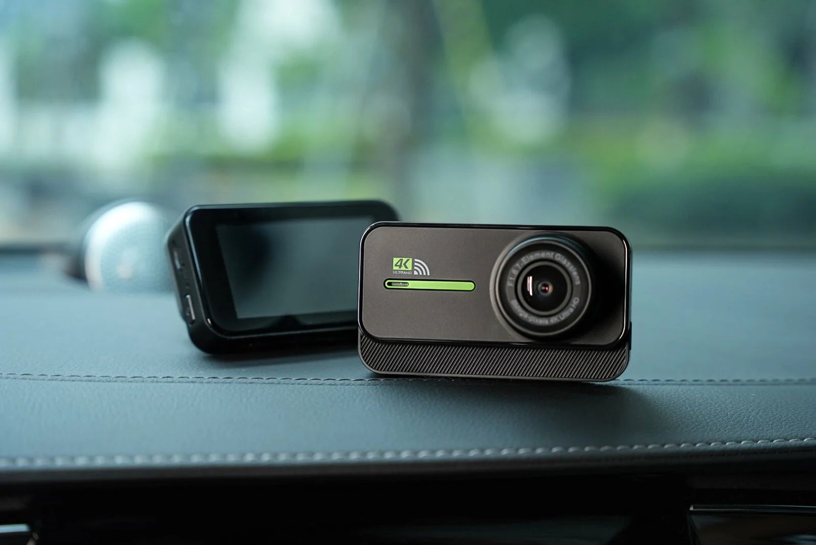 4K Dash Cam for Cars  WIFI Camera for Car Front and Rear Dash Camera Black Box 24H