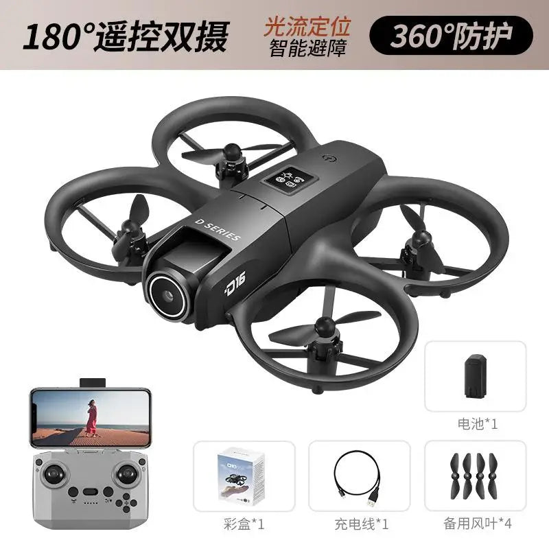 OPPO D16 Drone HD Dual Camera 8K 3 Battery Brushless Motor Optical Flow GPS Positioning Avoidance Drone