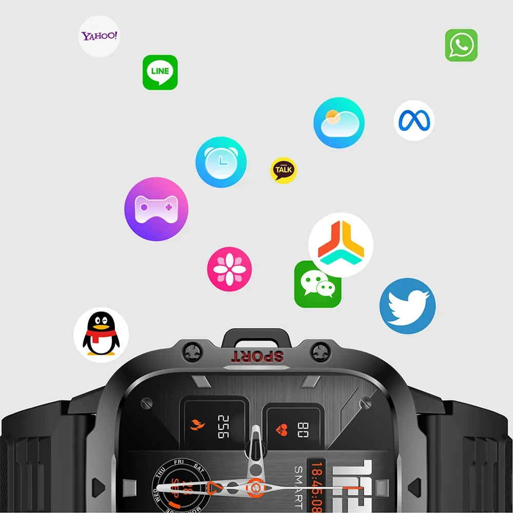 Original Military Men Smart Watches Wireless Call Fitness Clock IP68 Swim Waterproof Sport Smartwatch