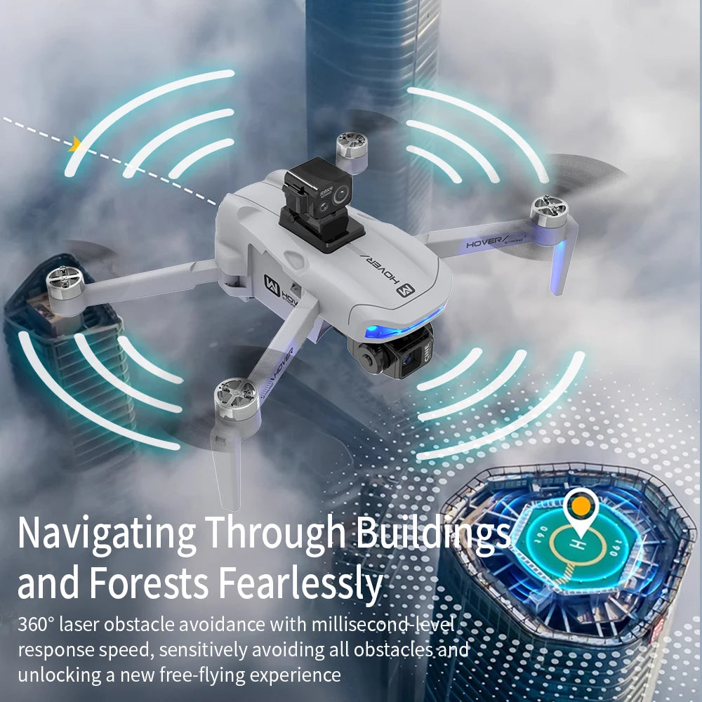 X40 PRO GPS Drone 8K HD Camera 3-axis gimbal Aerial Photography 5G WIFI Brushless Avoid Obstacles FPV Fishing Drone