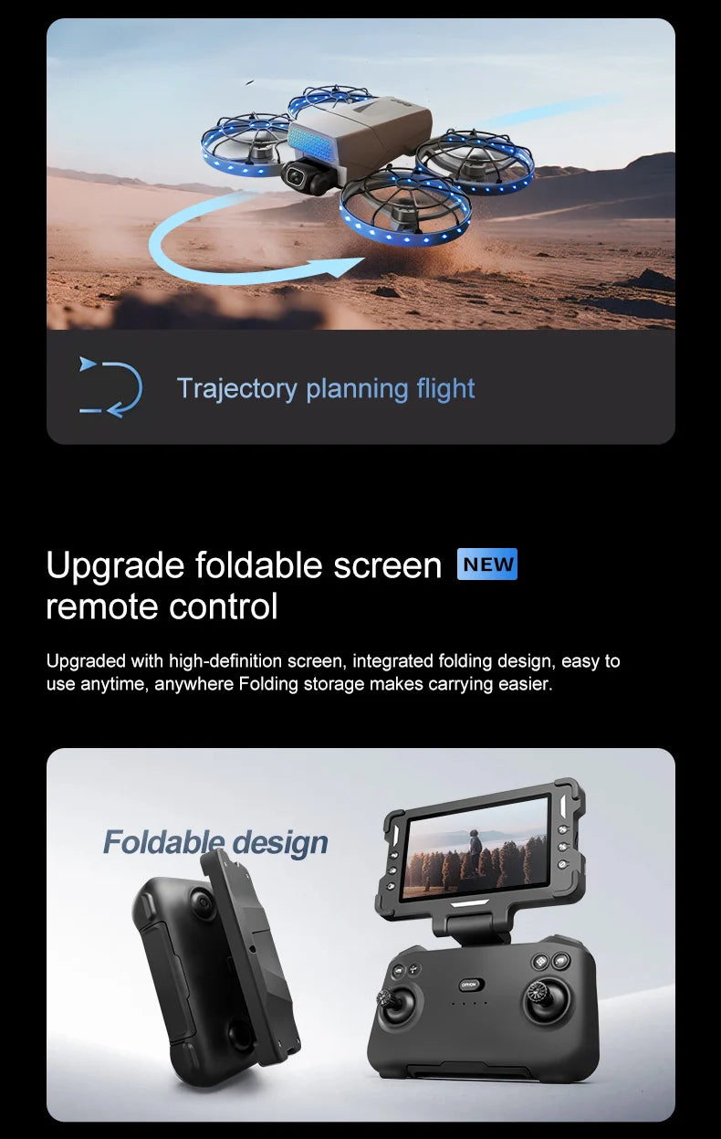 droneS 4k professional 10km  brushless optical flow  dual mirror professional aerial photography