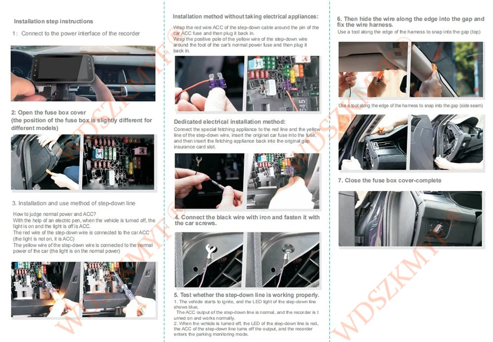 360°Auto Camera 1080P Video Recorder 3/4 Lens WIFI DashCam for Car DVR Black Box Night Vision 24H