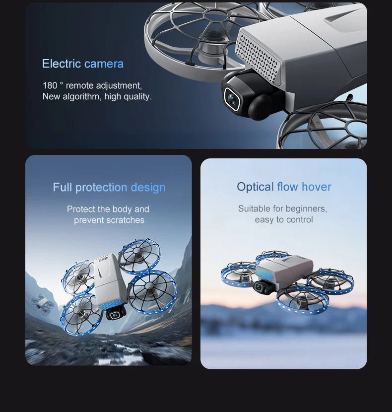 droneS 4k professional 10km  brushless optical flow  dual mirror professional aerial photography